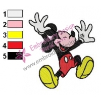 Mickey Mouse Cartoon Embroidery 24